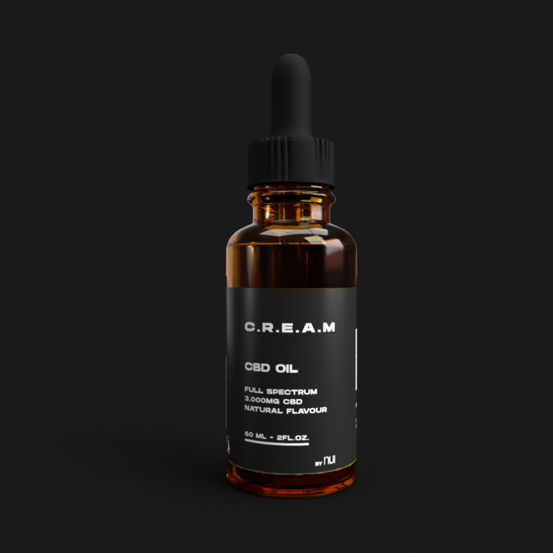 CBD OIL FULL SPECTRUM NATURAL FLAVOUR 3000mg/60mL