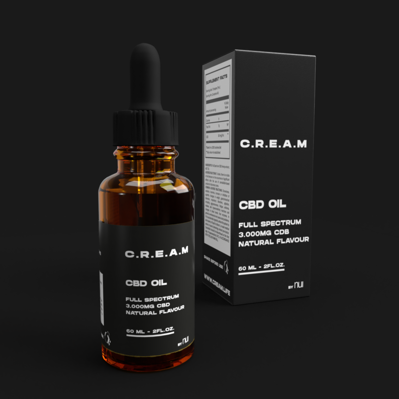 CBD OIL FULL SPECTRUM NATURAL FLAVOUR 3000mg/60mL - Image 4